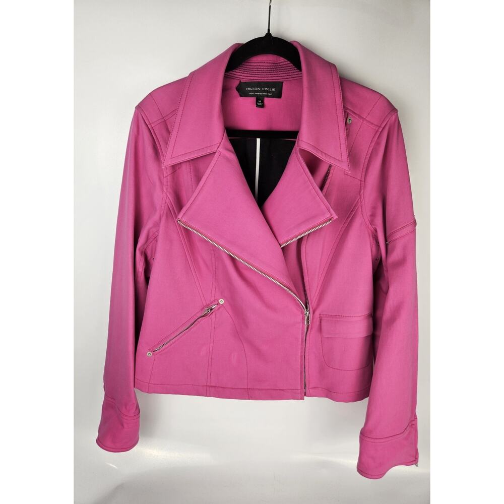 Hilton Hollis Womens Size‎ 14 Jacket Magenta